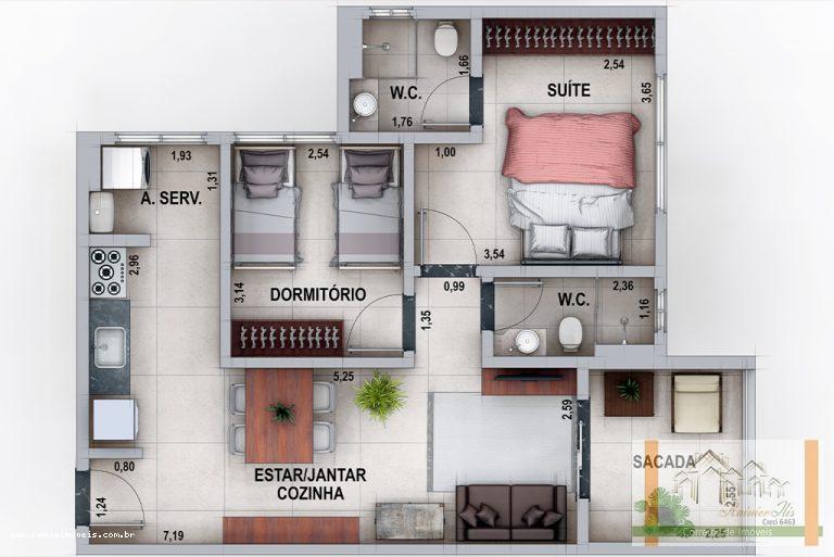 Apartamento, 2 quartos, 52 m² - Foto 15